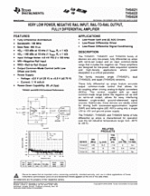 DataSheet THS4521 pdf